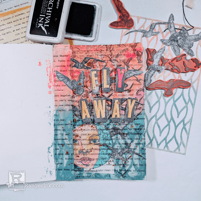 Adding a Transparency Page to Your Art Journal by Laura Dame